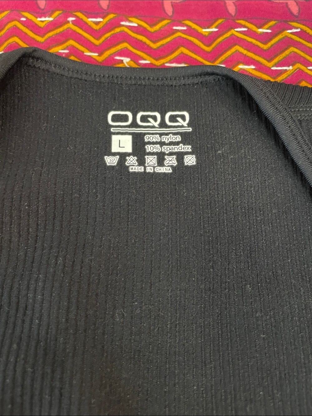 Sleek Square-Neck Ribbed Bodysuit- Black NWOT - Picture 6 of 7